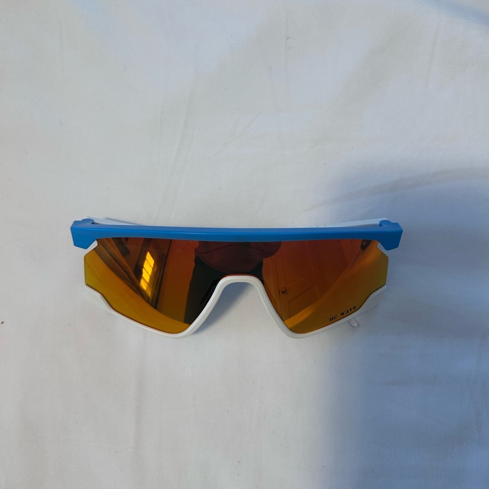 Blue and Orange Sunglasses
